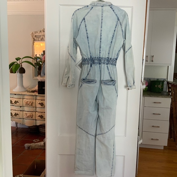 Isabel Marant Light Blue Denim Jumpsuit - Picture 3 of 11